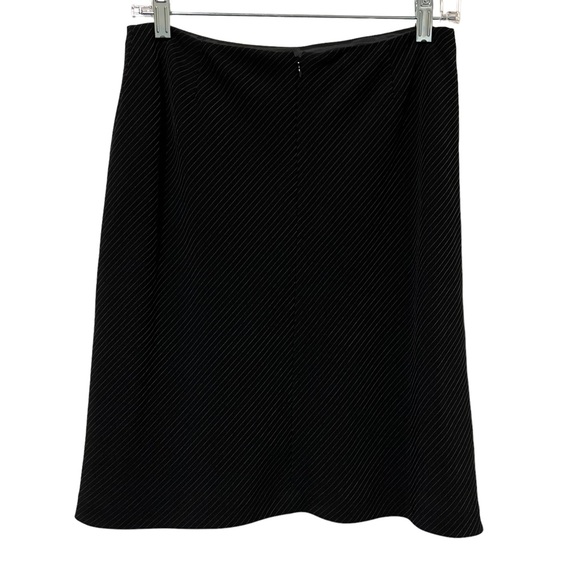 Tahari Arthur S. Levine Black Pinstripe Skirt Suit Set - Picture 11 of 14